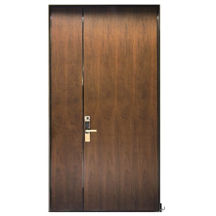 金大-钢木门款式一-平板-平铣门-钢封边