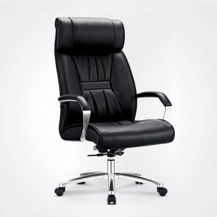 鑫辉 XH-CH-ER033E 经理椅(西皮) 640W*740D*1155-1215H 黑色  