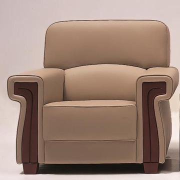 雅风 YY-CH-DK01-F63 贵宾式沙发单人位牛皮 1040*878*863 原色  