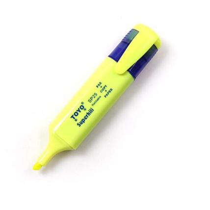东洋 SP25 荧光笔 10支/盒  黄色