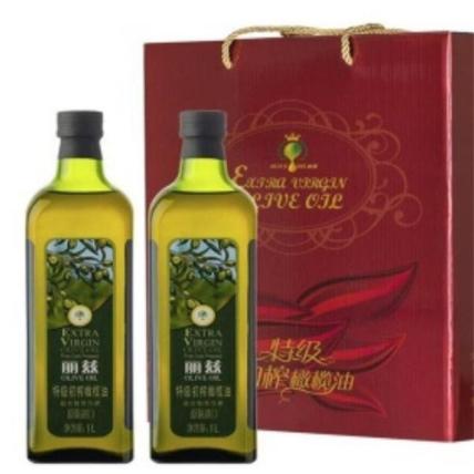 丽兹 特级 初榨橄榄油礼盒 500ml*2