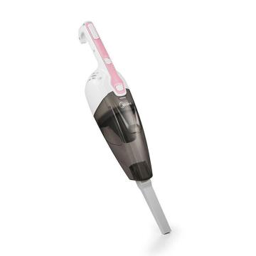 美的Midea 手持式吸尘器 强力吸尘除尘手持式大吸力推杆 粉红色 VS04K1-FW