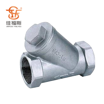 佳福斯丝扣不锈钢Y型过滤器