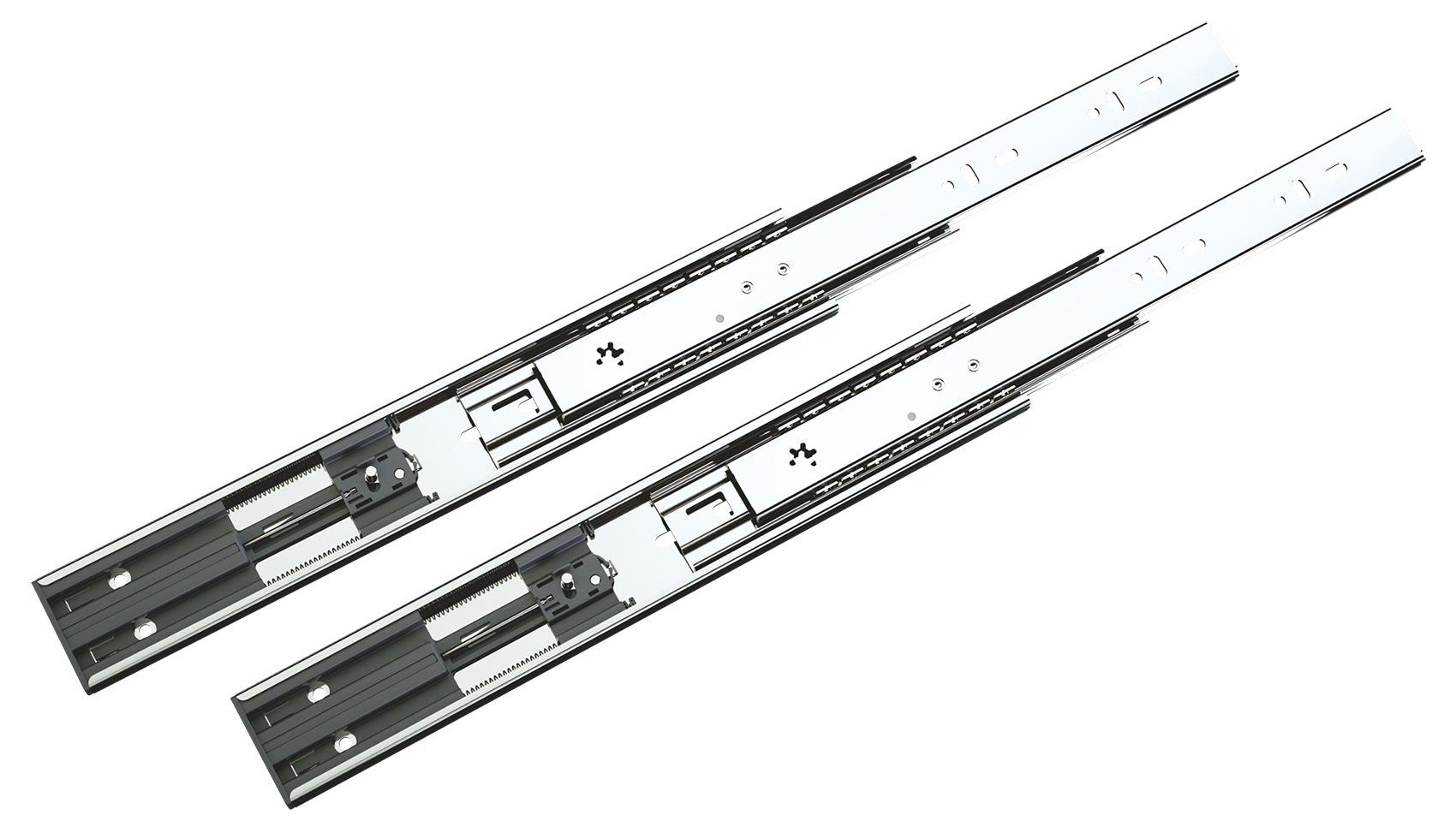 图特三节全拉式阻尼钢珠轨bs4502b