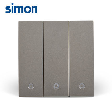 西蒙i7系列三位弱电复位开关带指示功能件烛光聚餐影音