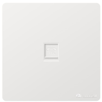 飞雕雅佳系列一位电话插座功能件YCD1Z
