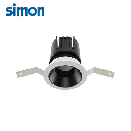 西蒙LED15W圆形CP50直照式射灯开孔75mm
